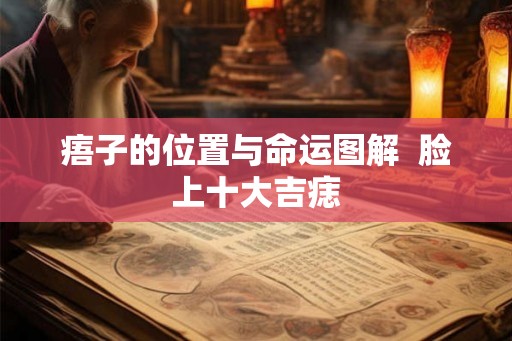 痦子的位置与命运图解  脸上十大吉痣