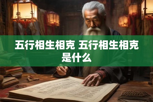 五行相生相克 五行相生相克是什么 五行相生相克 五行相生相克是什么