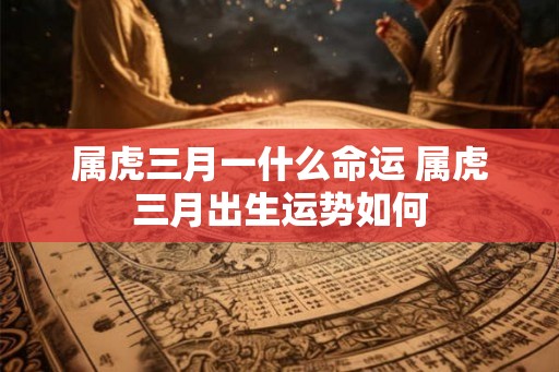 属虎三月一什么命运 属虎三月出生运势如何