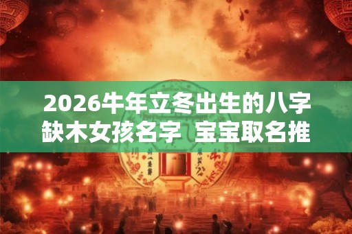 2026牛年立冬出生的八字缺木女孩名字 宝宝取名推荐 2026牛年立冬出生的八字缺木女孩名字 宝宝取名推荐