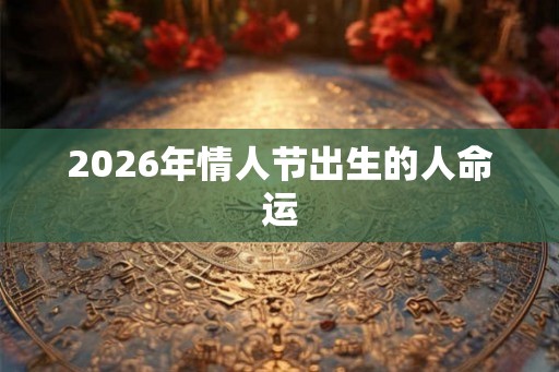 2026年情人节出生的人命运