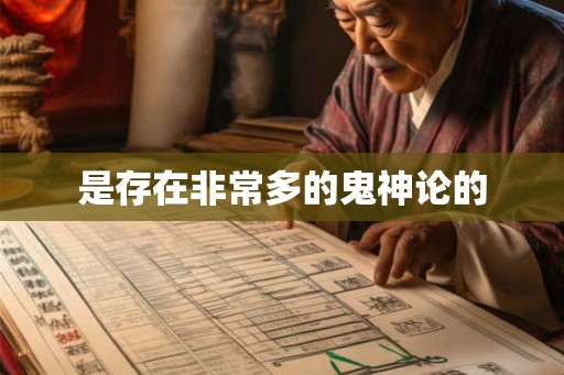 是存在非常多的鬼神论的 是存在非常多的鬼神论的