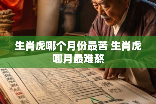 生肖虎哪个月份最苦 生肖虎哪月最难熬
