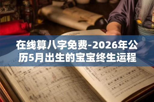 在线算八字免费-2026年公历5月出生的宝宝终生运程详批