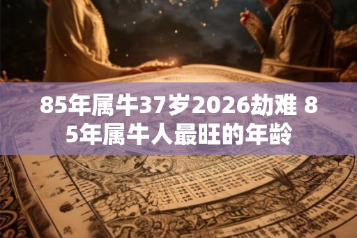 85年属牛37岁2026劫难 85年属牛人最旺的年龄 85年属牛37岁2026劫难 85年属牛人最旺的年龄