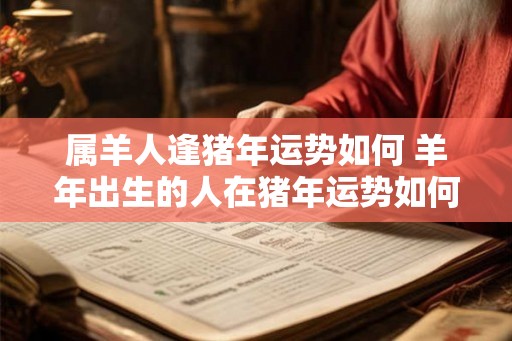 属羊人逢猪年运势如何 羊年出生的人在猪年运势如何