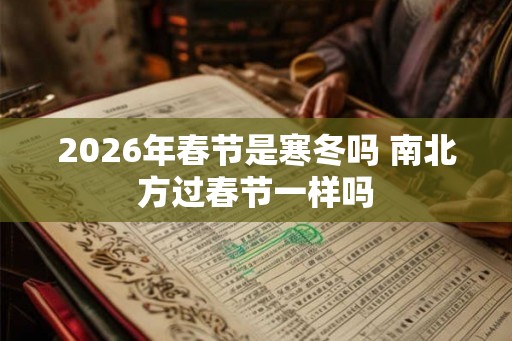 2026年春节是寒冬吗 南北方过春节一样吗