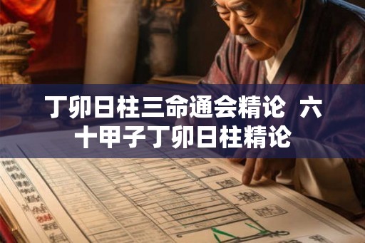 丁卯日柱三命通会精论  六十甲子丁卯日柱精论