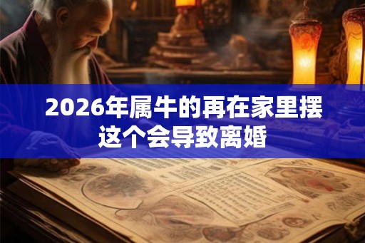 2026年属牛的再在家里摆这个会导致离婚