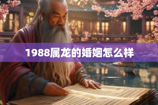 1988属龙的婚姻怎么样