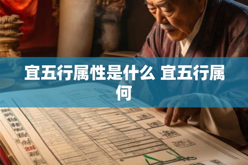 宜五行属性是什么 宜五行属何