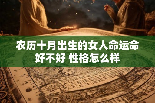 农历十月出生的女人命运命好不好 性格怎么样