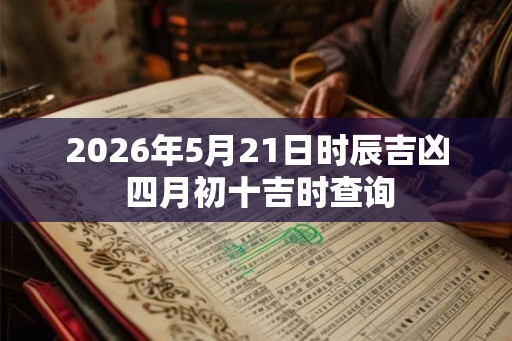 2026年5月21日时辰吉凶 四月初十吉时查询