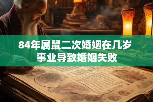 84年属鼠二次婚姻在几岁 事业导致婚姻失败