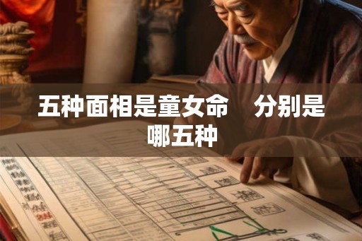 五种面相是童女命　分别是哪五种