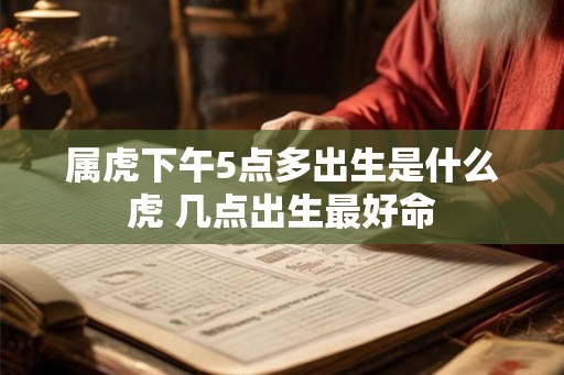 属虎下午5点多出生是什么虎 几点出生最好命