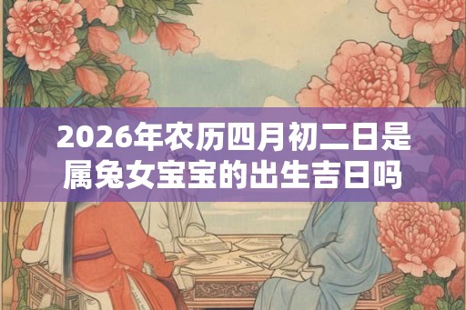 2026年农历四月初二日是属兔女宝宝的出生吉日吗 2026年农历四月初二日是属兔女宝宝的出生吉日吗