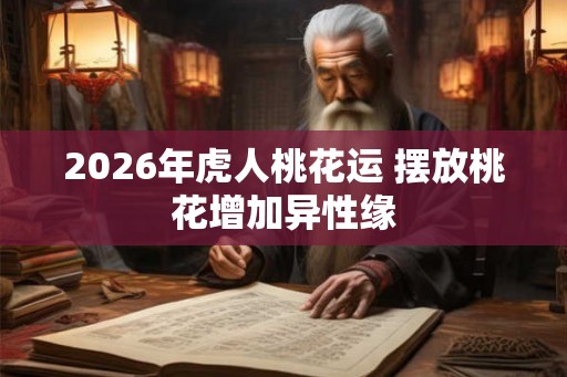 2026年虎人桃花运 摆放桃花增加异性缘