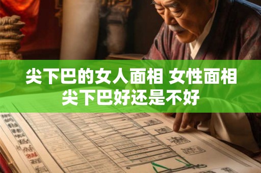 尖下巴的女人面相 女性面相尖下巴好还是不好