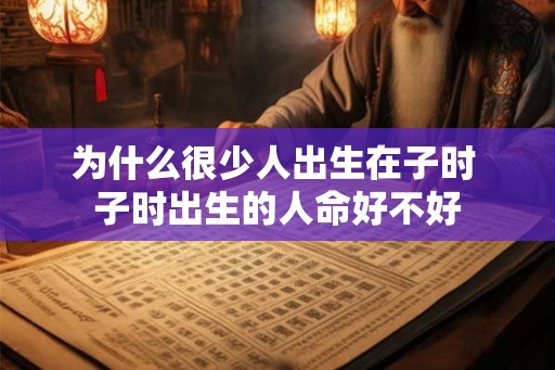 为什么很少人出生在子时 子时出生的人命好不好