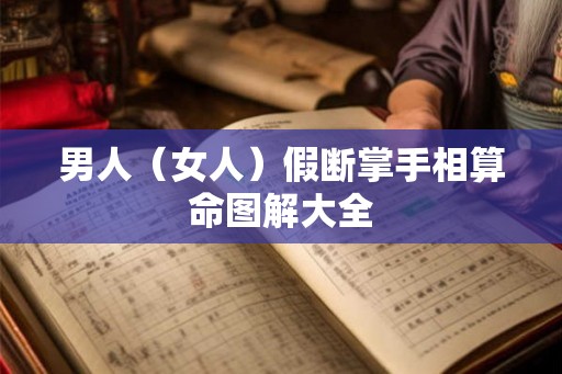 男人(女人)假断掌手相算命图解大全 男人(女人)假断掌手相算命图解大全