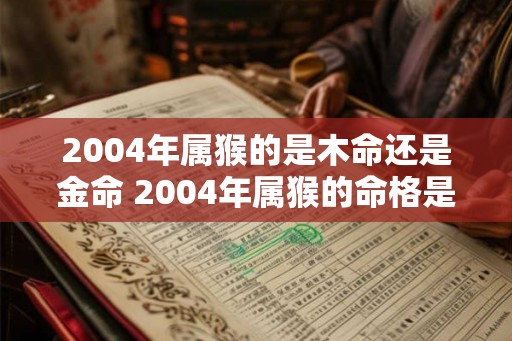 2004年属猴的是木命还是金命 2004年属猴的命格是木还是金