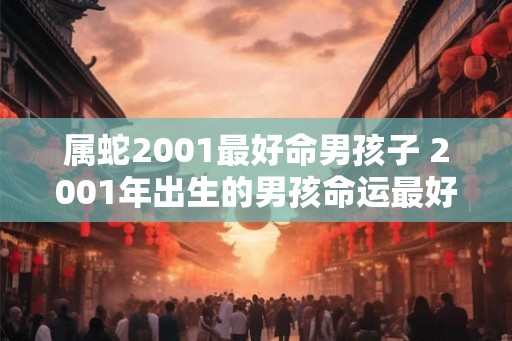 属蛇2001最好命男孩子 2001年出生的男孩命运最好的是属蛇吗