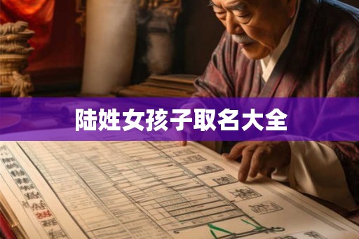 陆姓女孩子取名大全