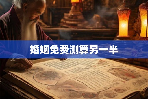 婚姻免费测算另一半