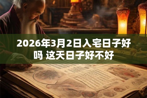 2026年3月2日入宅日子好吗 这天日子好不好