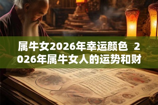 属牛女2026年幸运颜色  2026年属牛女人的运势和财运