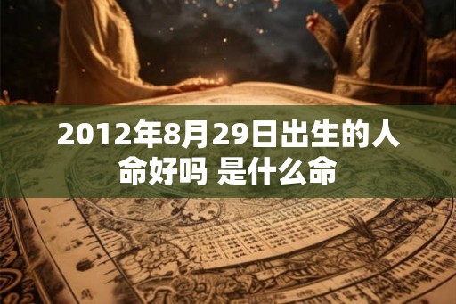 2012年8月29日出生的人命好吗 是什么命