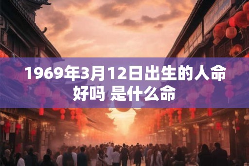 1969年3月12日出生的人命好吗 是什么命