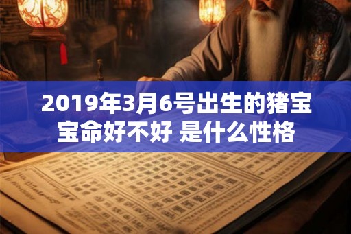 2019年3月6号出生的猪宝宝命好不好 是什么性格