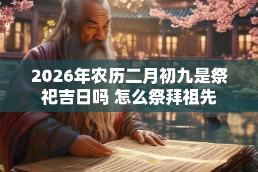 2026年农历二月初九是祭祀吉日吗 怎么祭拜祖先 2026年农历二月初九是祭祀吉日吗 怎么祭拜祖先