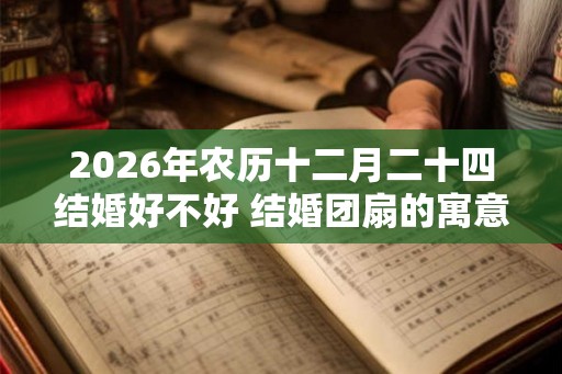 2026年农历十二月二十四结婚好不好 结婚团扇的寓意