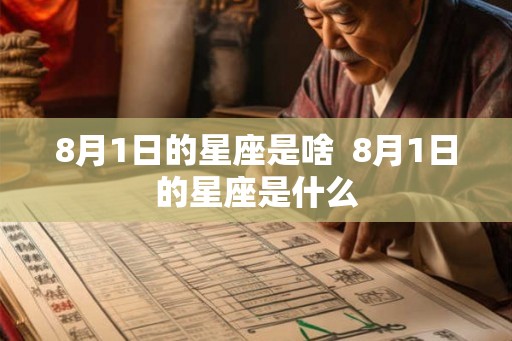8月1日的星座是啥 8月1日的星座是什么 8月1日的星座是啥 8月1日的星座是什么