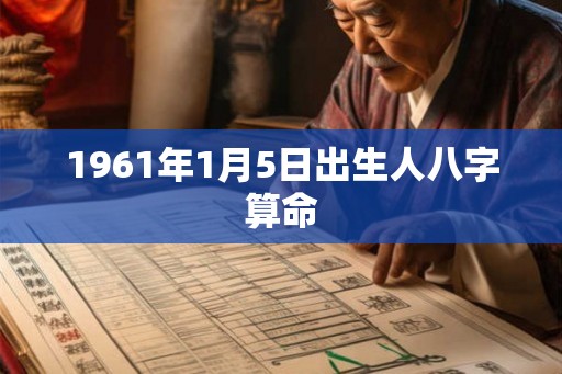 1961年1月5日出生人八字算命