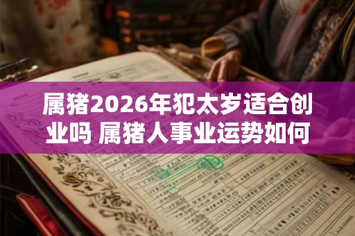 属猪2026年犯太岁适合创业吗 属猪人事业运势如何