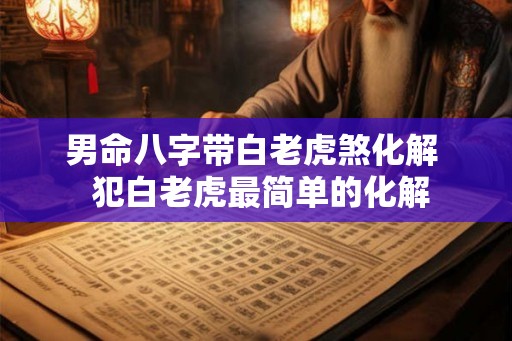 男命八字带白老虎煞化解 犯白老虎最简单的化解 男命八字带白老虎煞化解 犯白老虎最简单的化解
