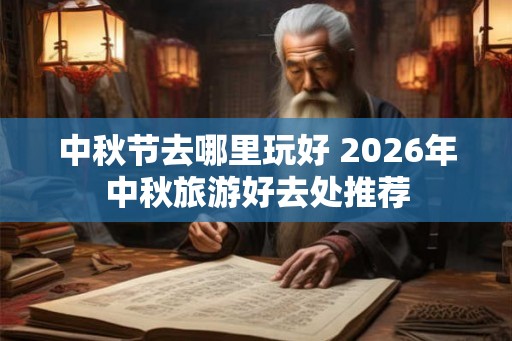 中秋节去哪里玩好 2026年中秋旅游好去处推荐