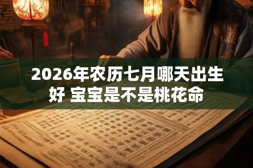 2026年农历七月哪天出生好 宝宝是不是桃花命 2026年农历七月哪天出生好 宝宝是不是桃花命