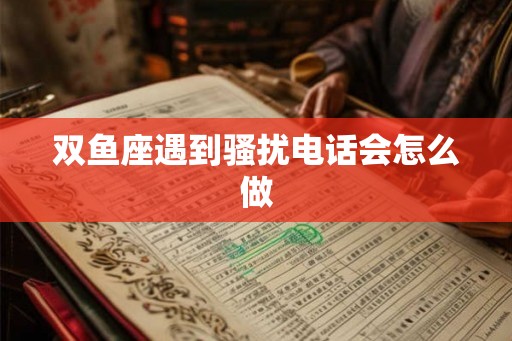双鱼座遇到骚扰电话会怎么做