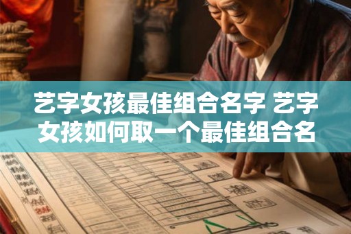 艺字女孩最佳组合名字 艺字女孩如何取一个最佳组合名字