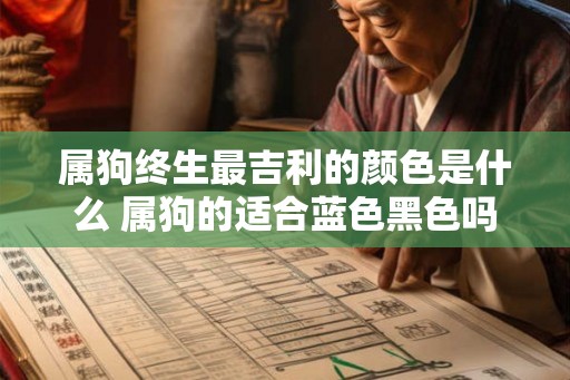 属狗终生最吉利的颜色是什么 属狗的适合蓝色黑色吗 属狗终生最吉利的颜色是什么 属狗的适合蓝色黑色吗