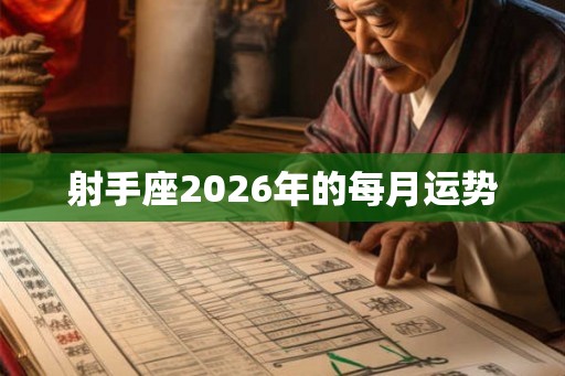 射手座2026年的每月运势