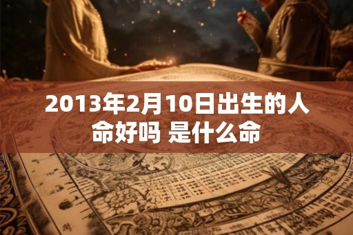 2013年2月10日出生的人命好吗 是什么命
