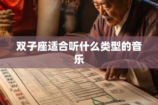 双子座适合听什么类型的音乐