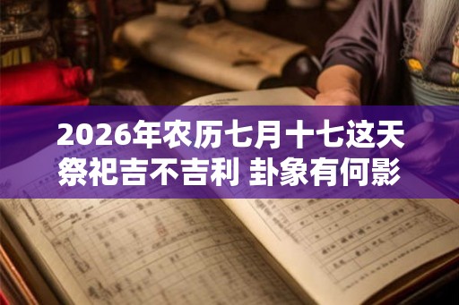 2026年农历七月十七这天祭祀吉不吉利 卦象有何影响