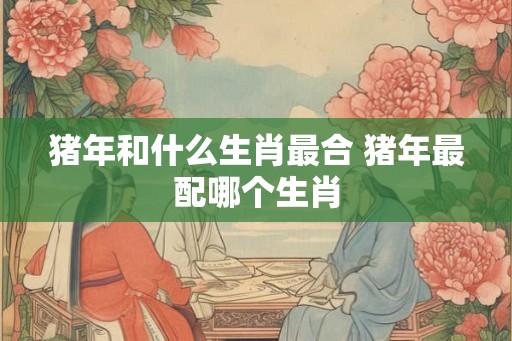 猪年和什么生肖最合 猪年最配哪个生肖